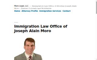 Moro Legal, LLC - Immigration Law Office of Joseph Alain Moro website