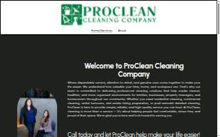 ProClean Auto Wash website