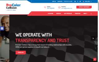 ProColor Collision Commerce City website