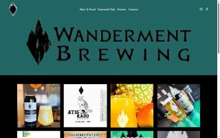Wanderment Brewing website