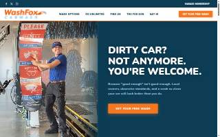 Wash Fox Car Wash of Commerce City website