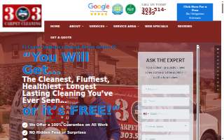 303 carpet cleaning of Dakota Ridge website
