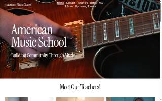 American Music School LLC website