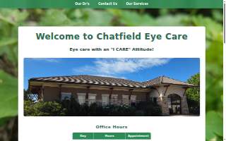 Chatfield Eye Care website