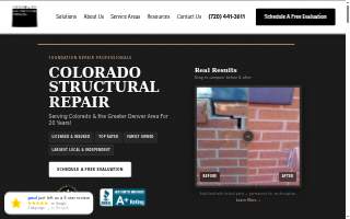 Colorado Structural Repair website