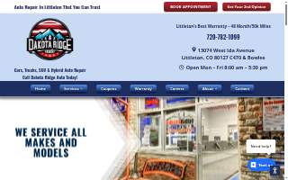 Dakota Ridge Auto website