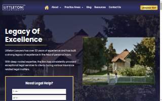 Littleton Lawyers of Dakota Ridge website