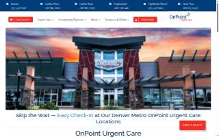 OnPoint Urgent Care - Highlands Ranch of Dakota Ridge website