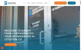 Summit Family Orthodontics website