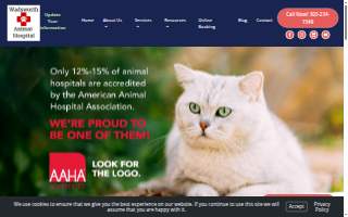 Wadsworth Animal Hospital website