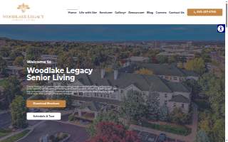 Woodlake Legacy Senior Living of Dakota Ridge website