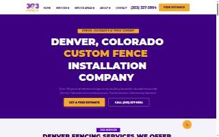 303 Fence, LLC website