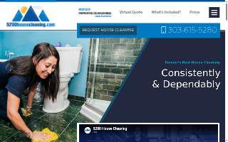 5280 House Cleaning of Denver website