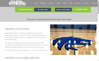 A-MAX Gym Floor Installation & Refinishing website