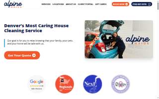 Alpine Maids of Denver website