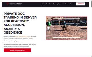 Ancillary K9 Dog Training of Denver website