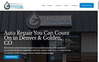 Automotive Evolution Denver website