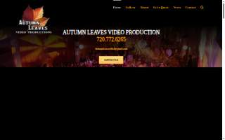 Autumn Leaves Video Productions website