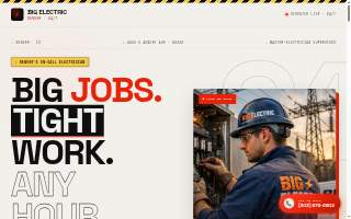 Big Electric website