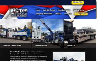 Big Toe Towing website