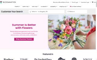 BloomNation Flowers website