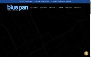 Blue Pan Pizza website
