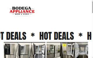 Bodega Appliance website