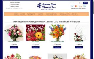 Bonnie Brae Flowers Inc. website