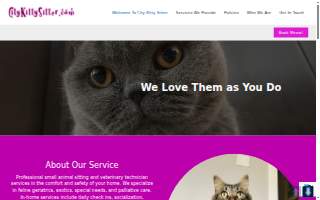 City Kitty Sitter website