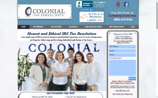 Colonial Tax Consultants website