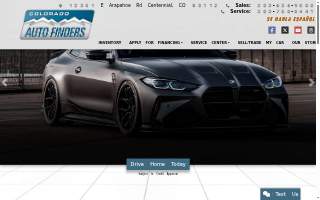 Colorado Auto Finders website