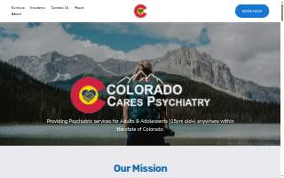 Colorado Cares Psychiatry website