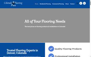 Colorado Flooring Pros website