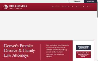 Colorado Legal Group | Denver website