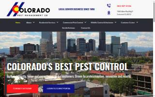 Colorado Pest Control website
