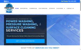 Colorado Power Clean website