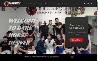 Dark Horse Combat Club website