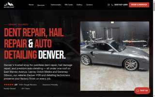 Dent, Hail, & Detail - Denver website