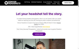 Denver Headshots by Tommy Collier & Aaron Lucy website