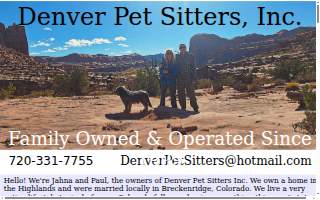 Denver Pet Sitters Inc. website