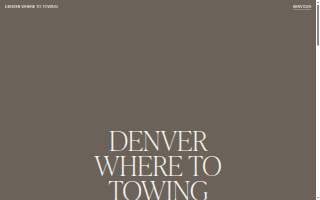 Denver Where to Towing website