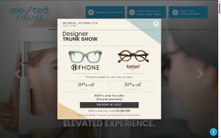 Elevated Eyecare website