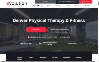 Evolution Physical Therapy & Fitness - Denver website