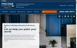 Five Star Painting of Southeast Denver website