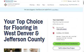 Floor Coverings International of West Denver website