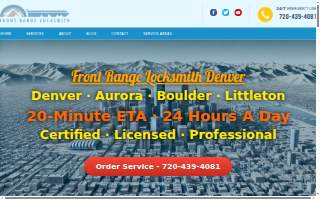 Front Range Locksmith website