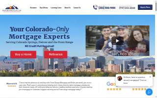Front Range Mortgage website
