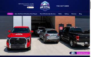 High Altitude Hail Repair website