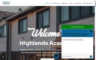 Highlands Academy website