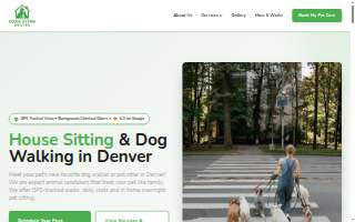 House Sitting Denver website